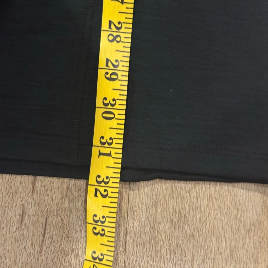 NWT Beyond Yoga Black Heathered Rib Westside Long Sleeve Dress Size S - Image 5