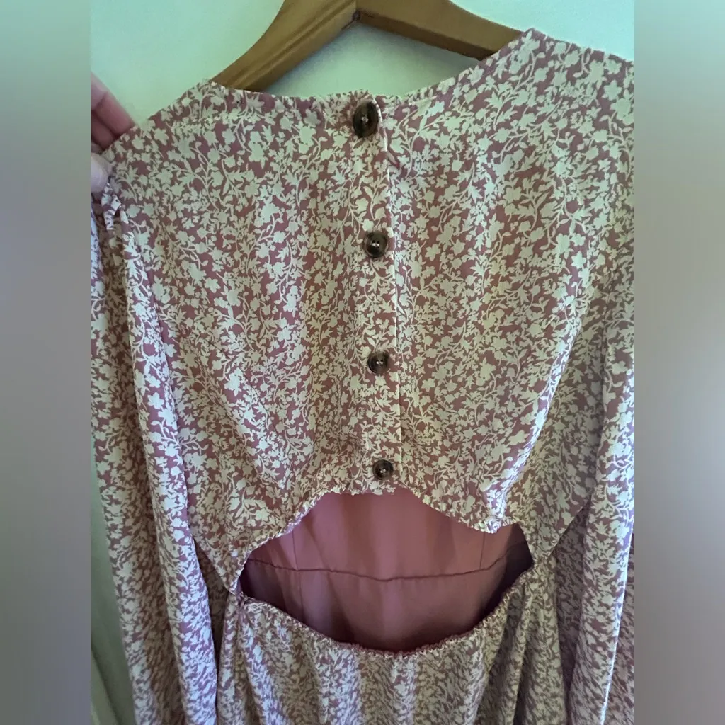 Lulu's blooming darling size large mini dress - Image 6