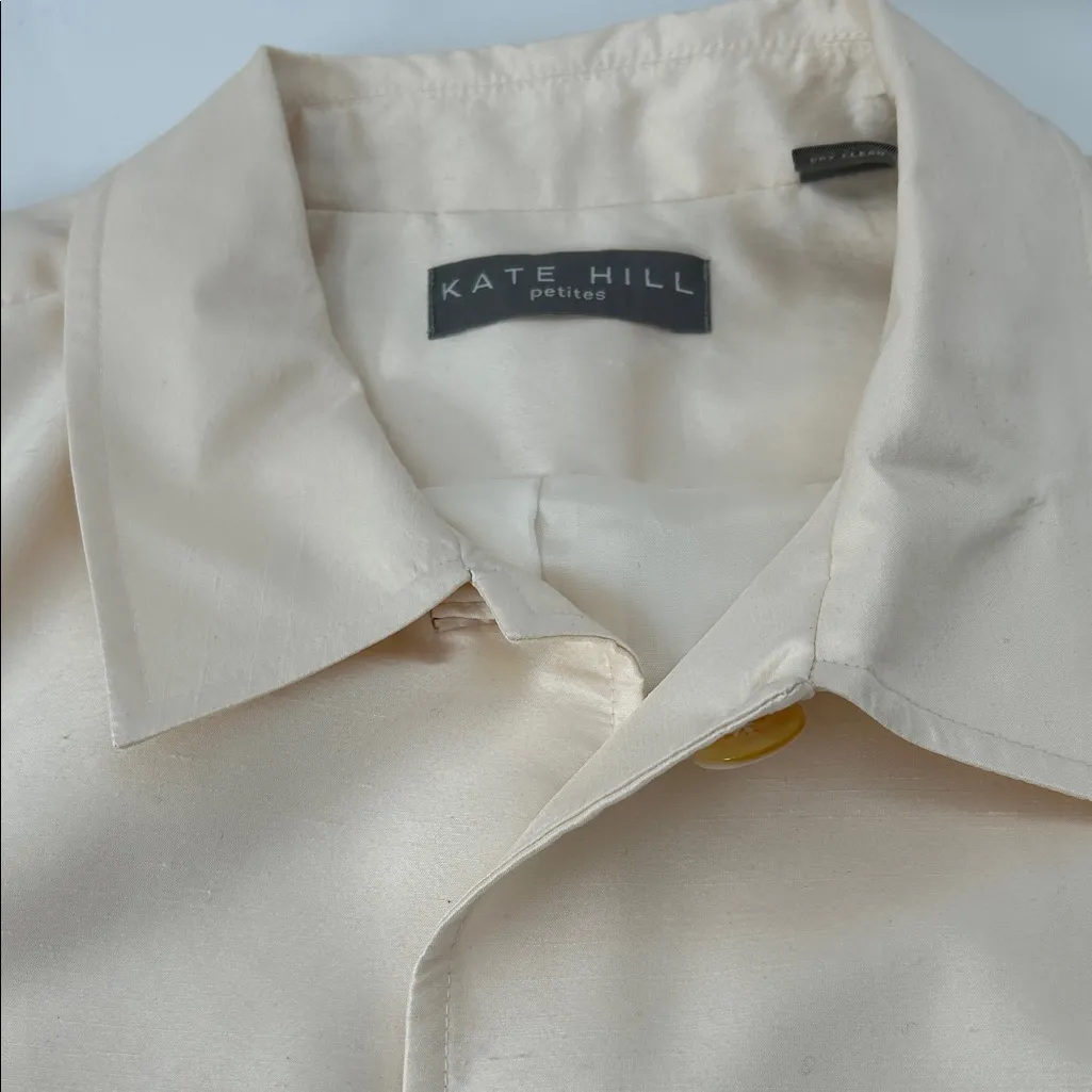 Kate Hill Women's Cream Blazer - Image 5