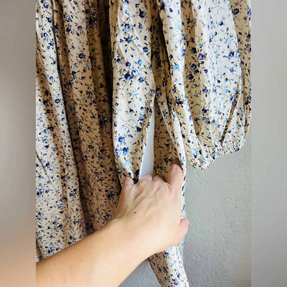 Hyacinth House Tuckernuck Long Sleeve Floral Freesia Mini Dress size XXL NWT - Image 7