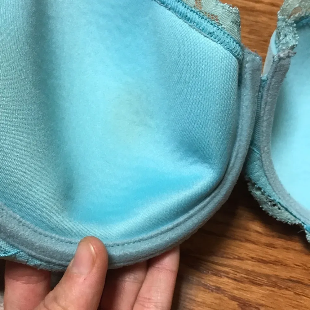 Chantelle aqua lacey double strap underwire bra - Image 7