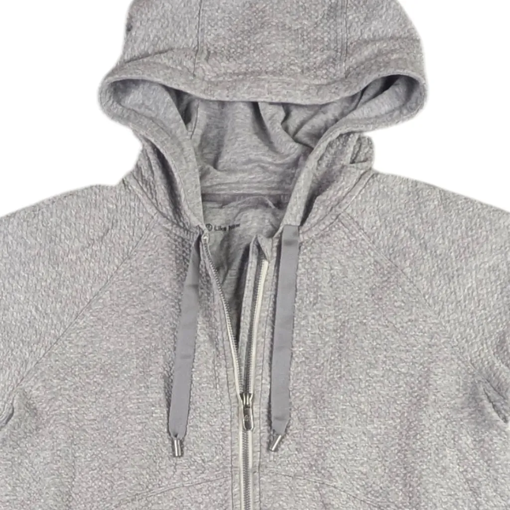 Lululemon Catch a Moment Full Zip Hoodie Gray Women’s Size 10 Athleisure  F296 - Image 9