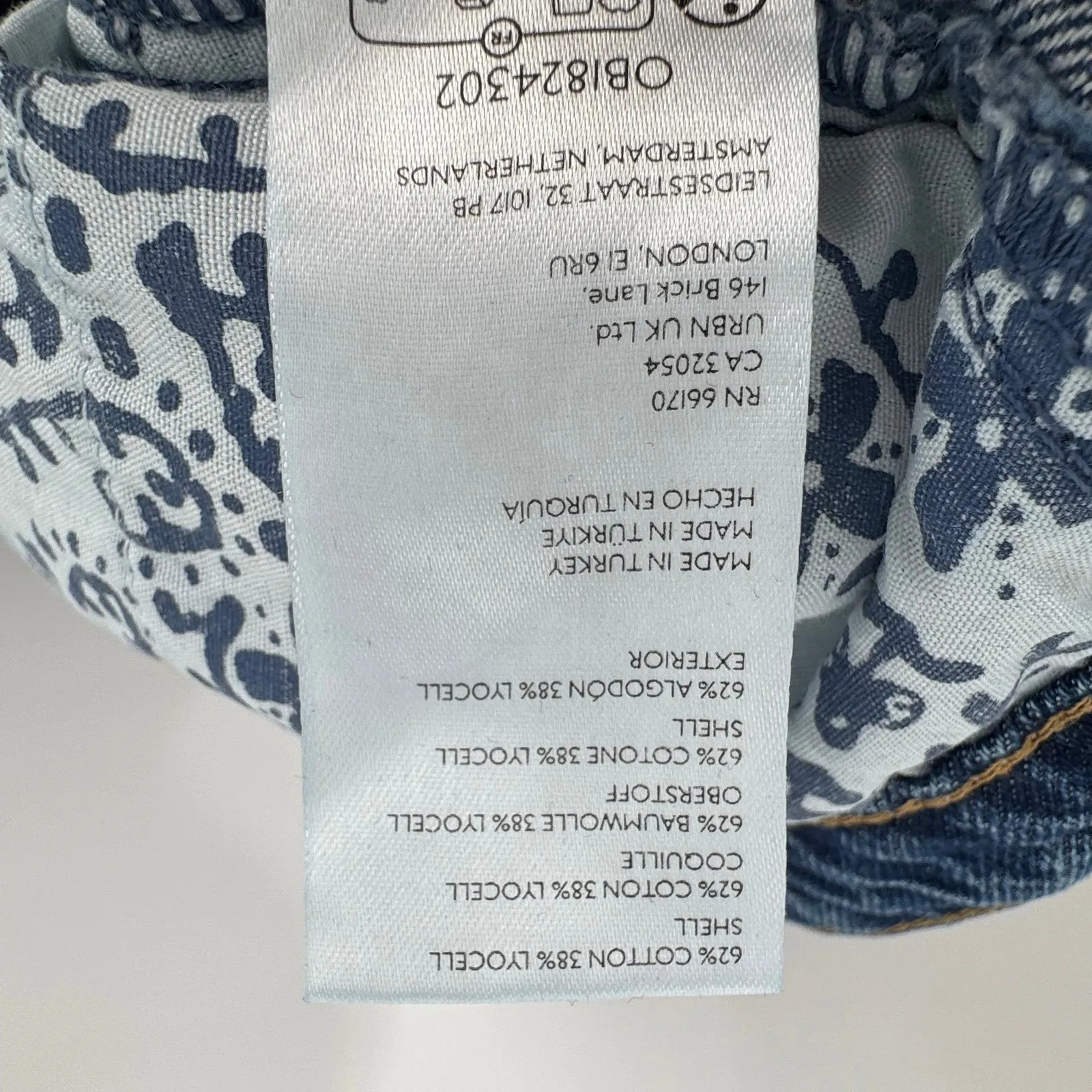 We The Free Wallflower jeans women's 33 wide leg mid rise flare blue denim retro - Image 8