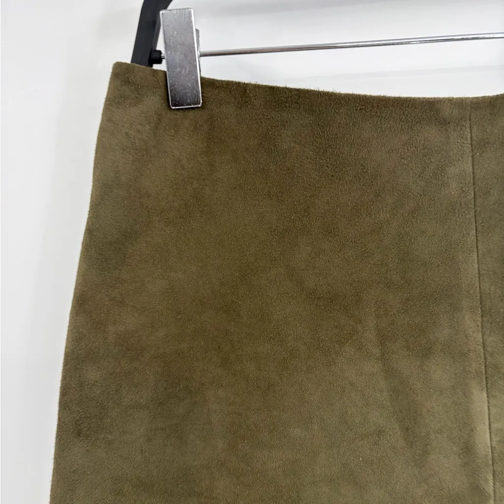 Banana Republic y2k 2000s bohemian boho Genuine Leather maxi skirt size 29 - Image 4