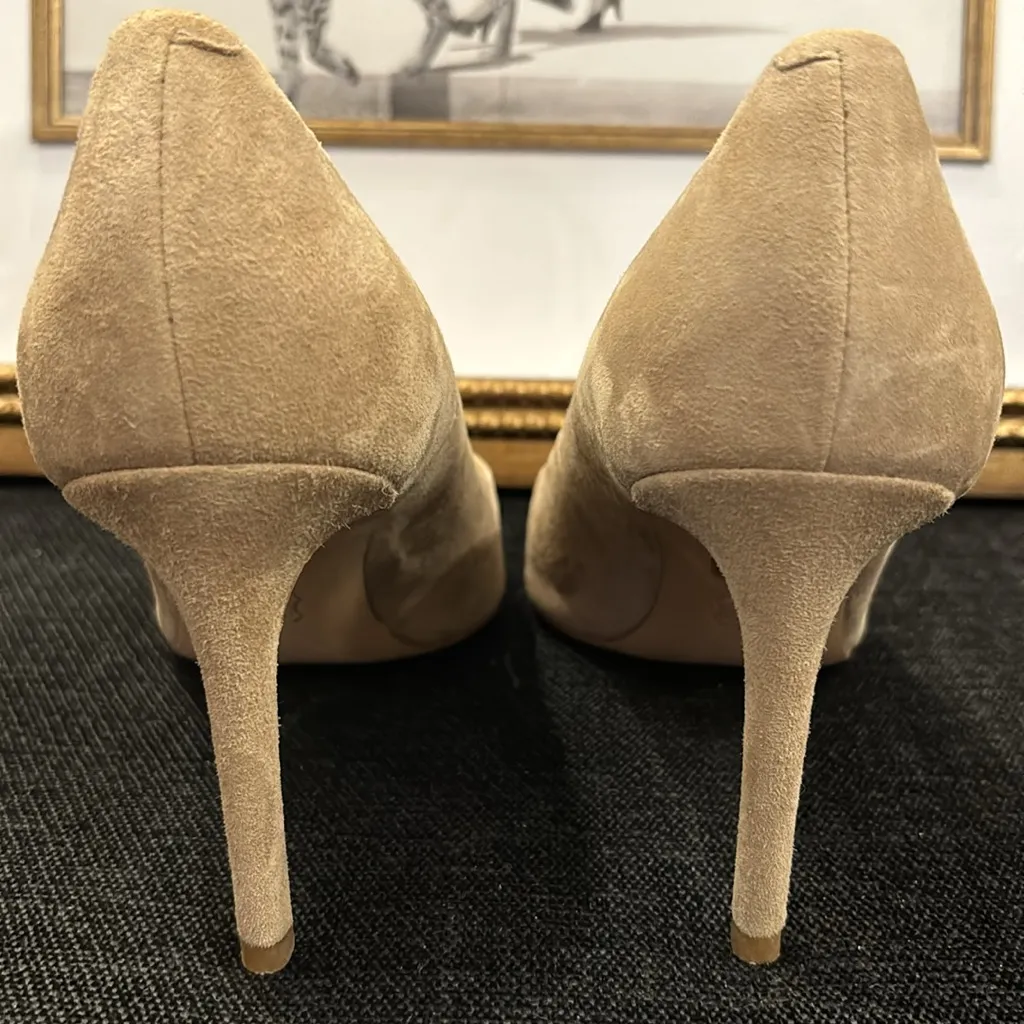 Tory‎ Burch Heels~Suede with leather soles~Size 9.5~ EUC!!! - Image 8