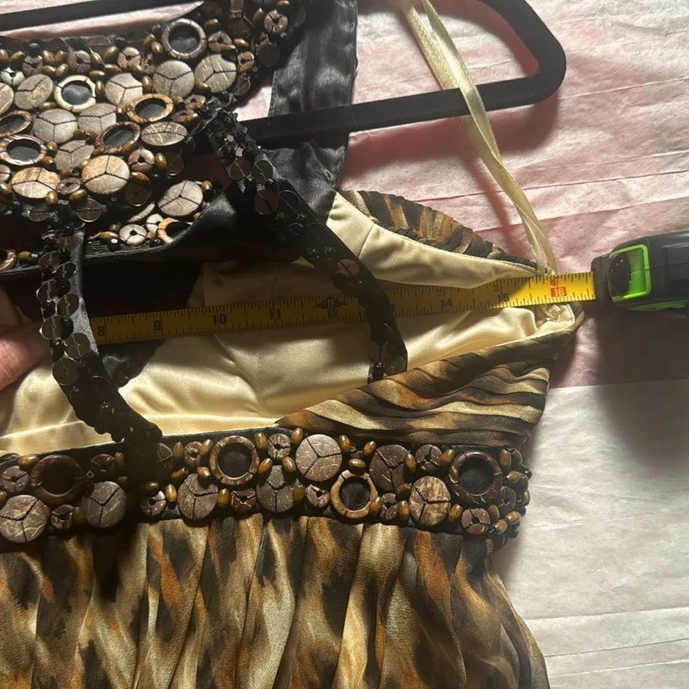 Sue Wong  size 2 leopard gown! - Image 9