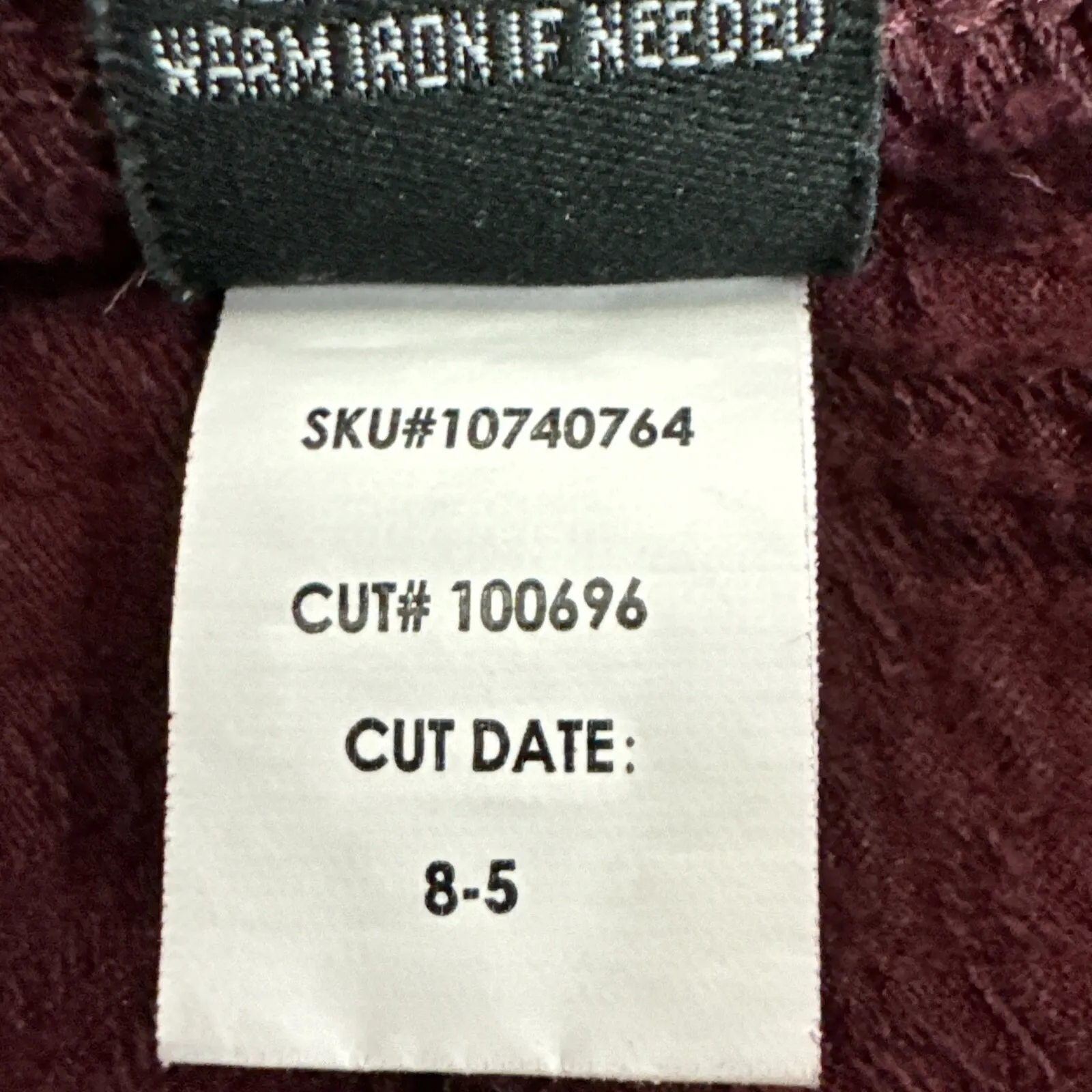 Torrid Women's [Size 3 XL] Burgundy Paisley Print Knit Pants Stretch Leggings‎ - Image 10