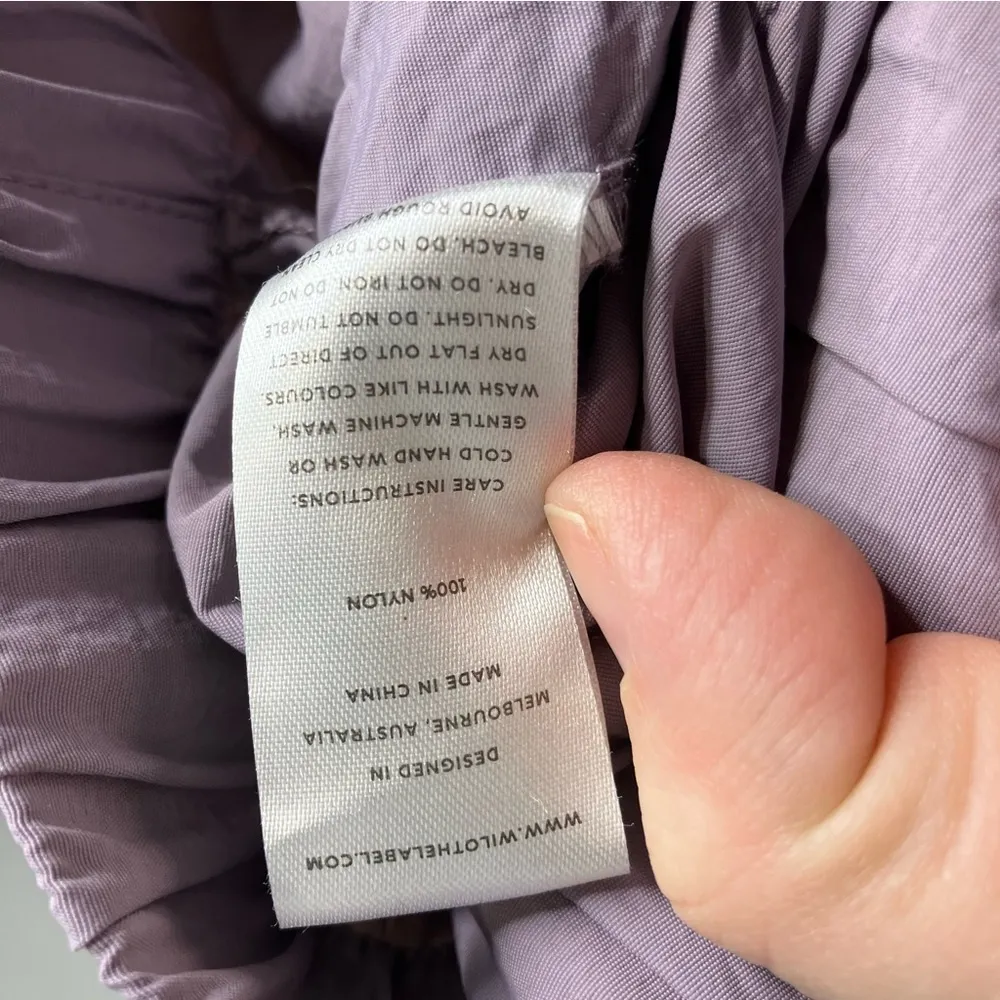 Wilo the label lavender‎ cargo parachute pants size medium Purple - Image 7