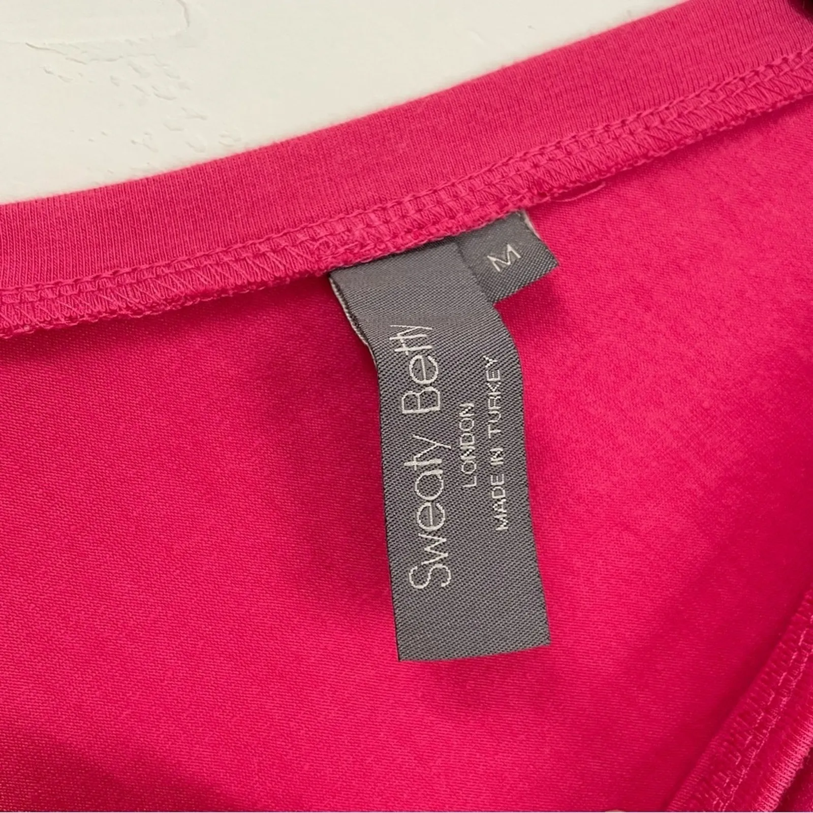 Sweaty Betty Hot Pink Sleeveless V Neck Womens Active Dress M Drawstring Waist - Image 9