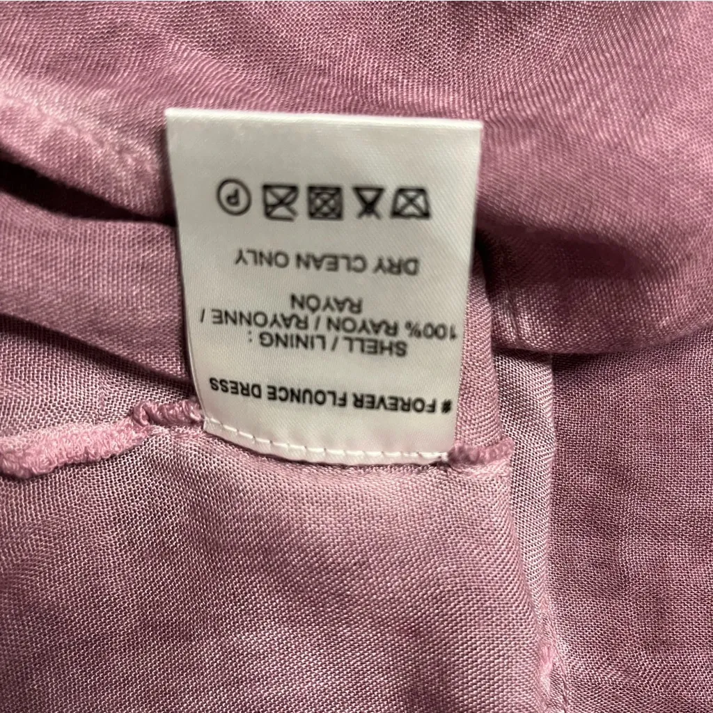 SEA GYPSIES Forever Flounce Dress Dress Purple Plum Boho Mini Size Large NEW - Image 9