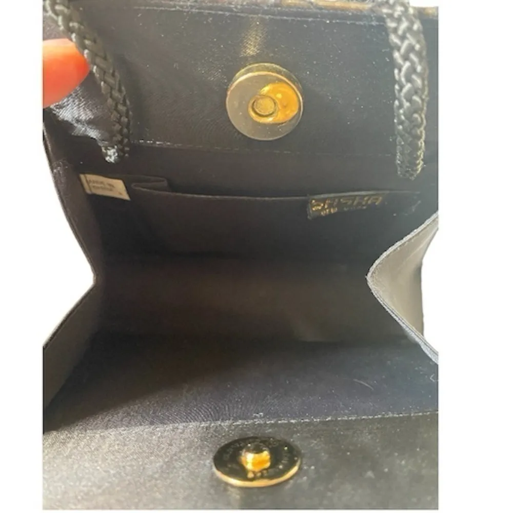 Black Lace Vintage Evening Bag Crossbody Shoulder - Image 12