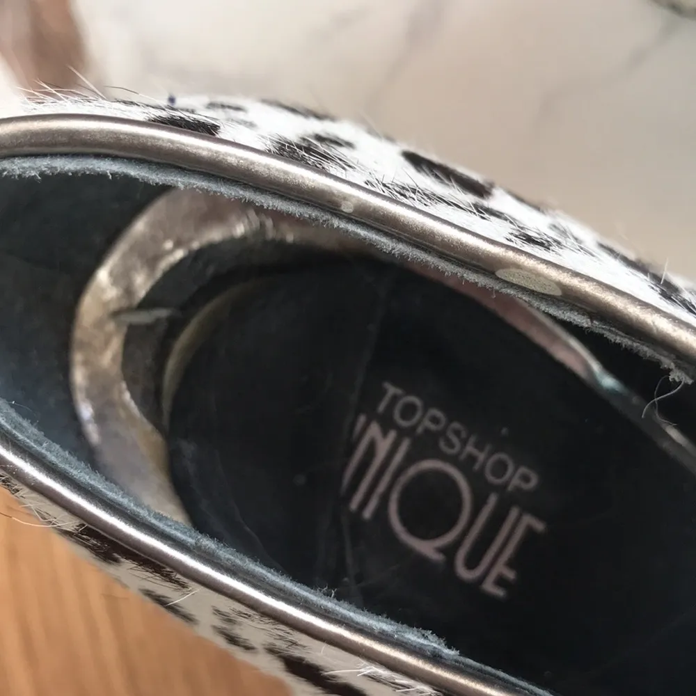 Topshop Unique Calf Hair Dalamation Print Mary Jane Heels - Image 4