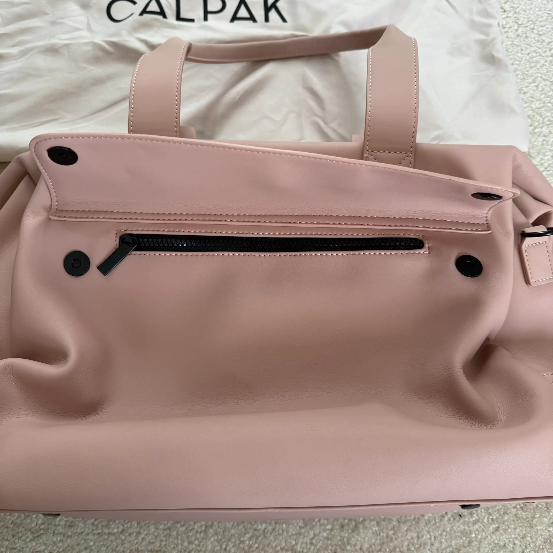Calpak Hue Laptop Duffel Pink - Image 10