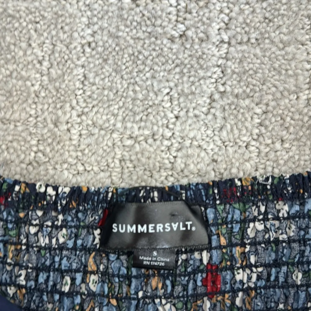 Summersalt The Tiered Puff Sleeve Dress Floral midi long sleeve fall transition - Image 4