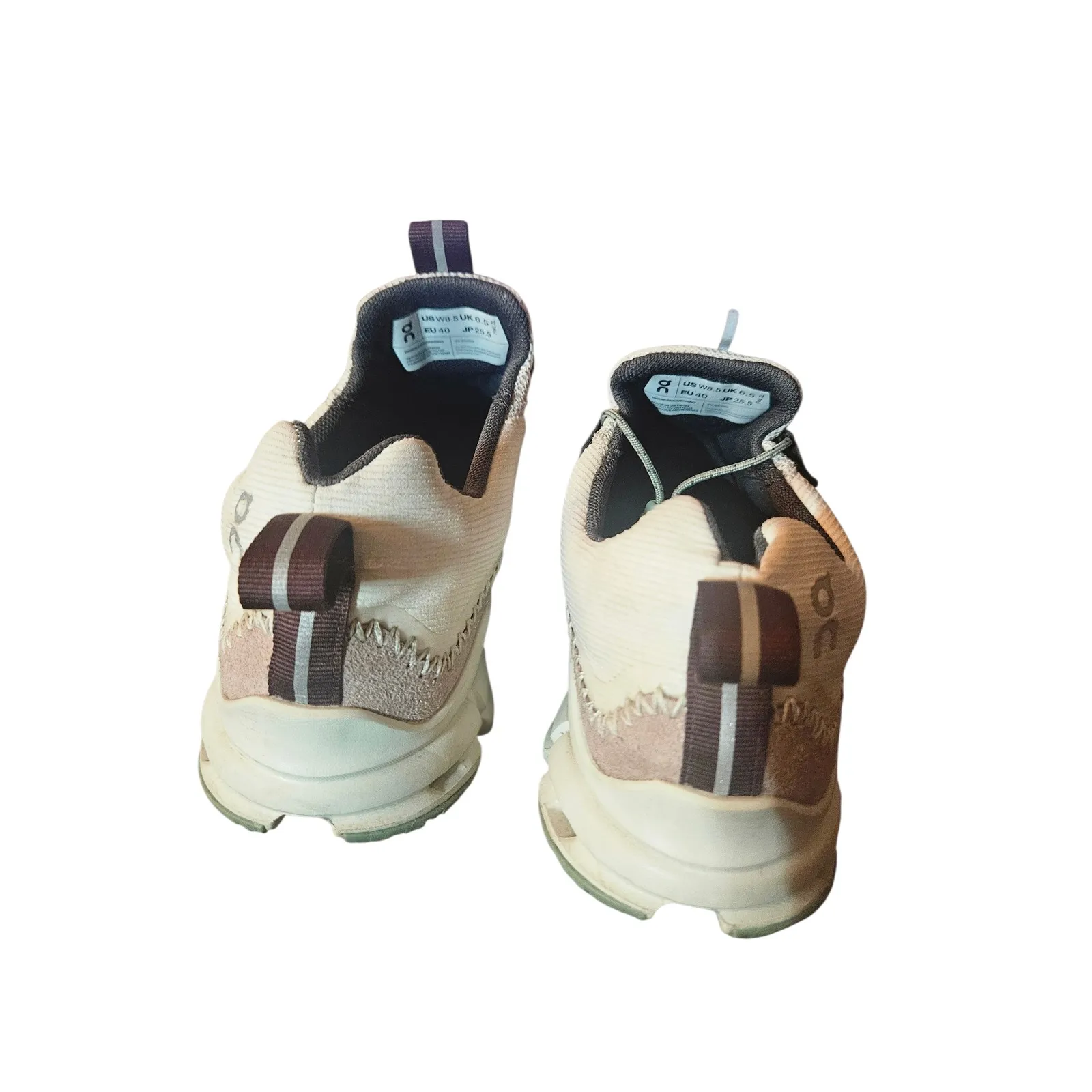 ON Cloudtec Women's Running Shoes Sneakers US W 8.5 EU 40 Beige Pink White - Image 7