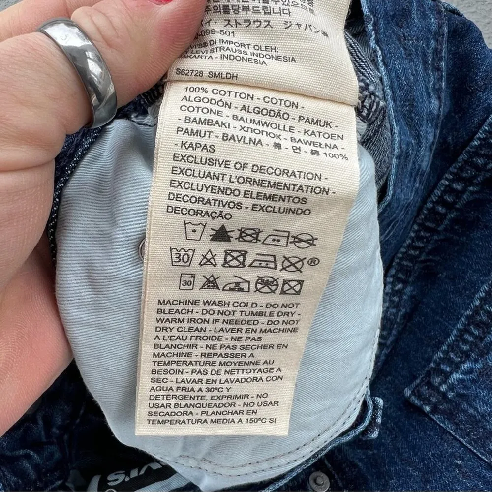 Levi’s Weathered 70s high Street ultra high rise slim straight leg jeans Size 29 - Image 8