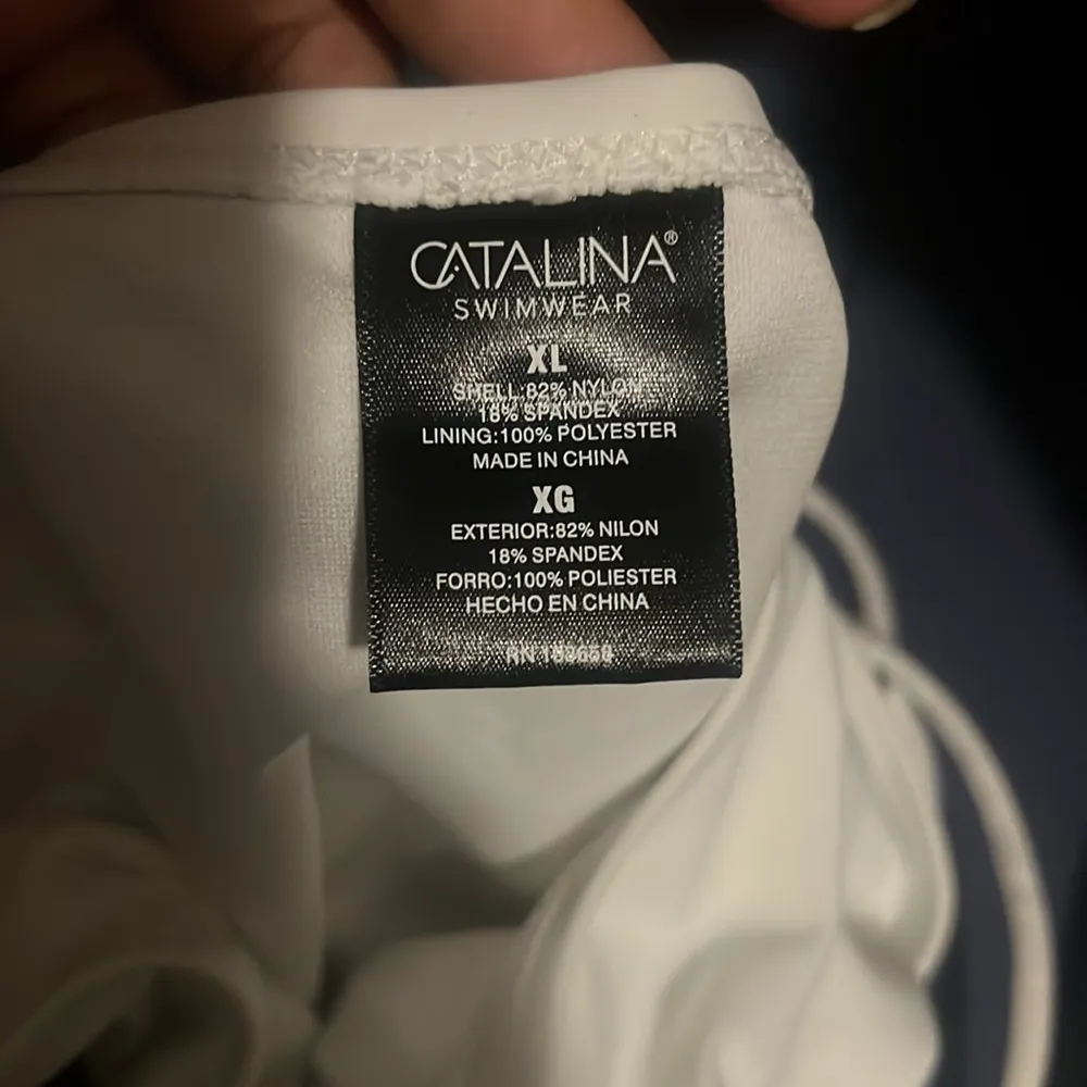 NWT Catalina White Bikini Bottom XL - Image 6