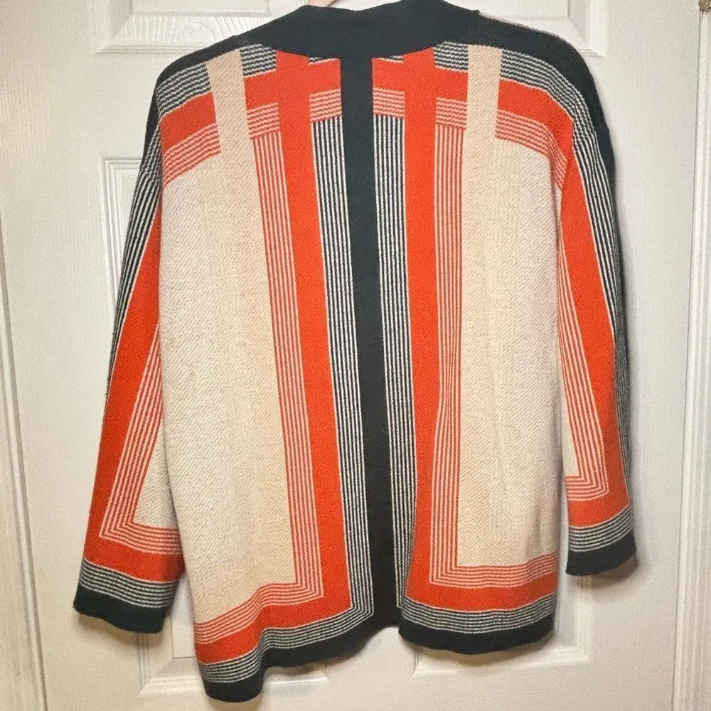 Equipment Anders Kimono Sunfire Scarf Stripe in Multi Color XS - Image 10