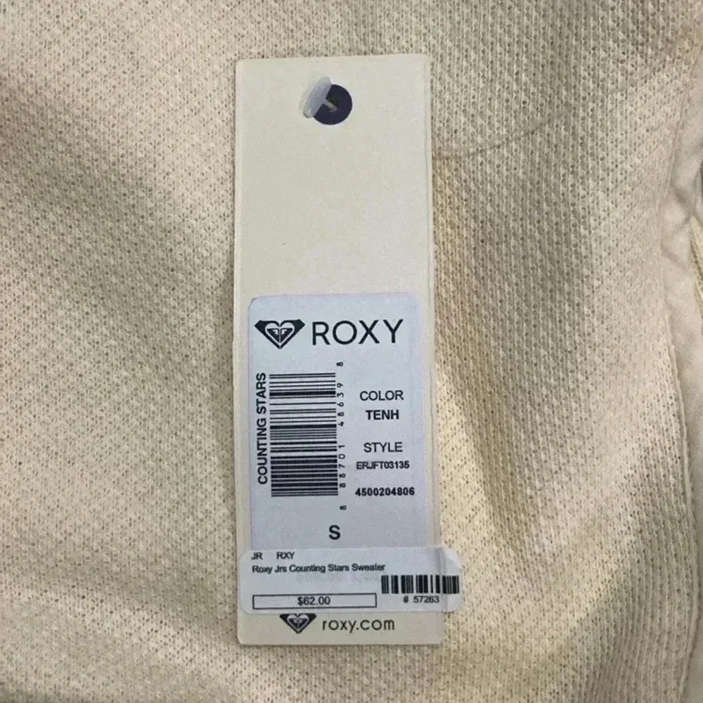 New with tags Roxy Counting Stars Sweatshirt in size small - Image 6