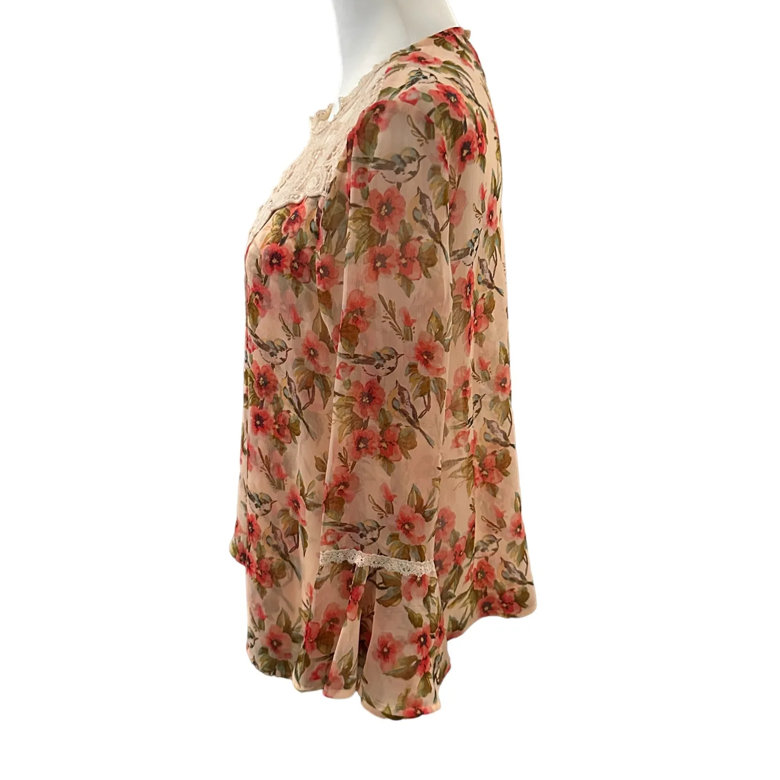 Disney Lauren Conrad Collection  Snow White Floral Top Medium - Image 2