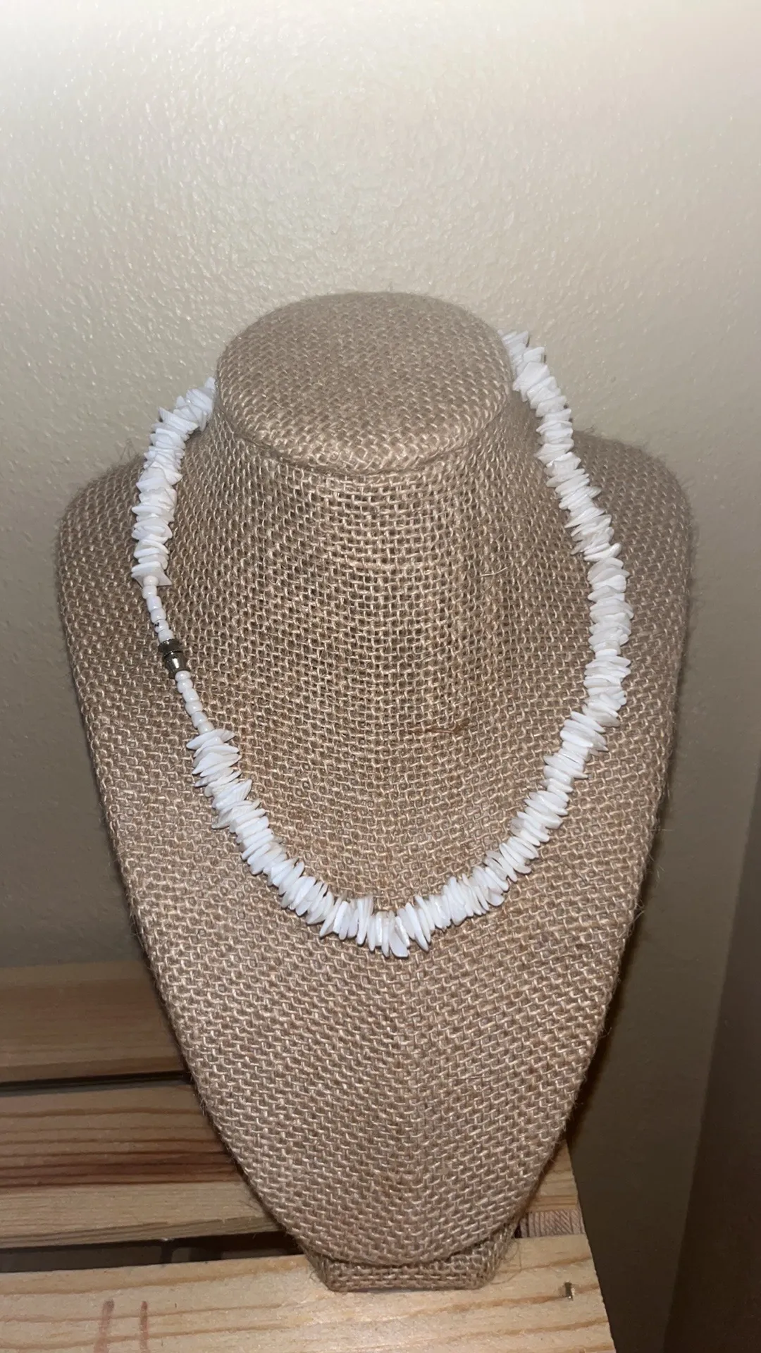 White Puka Shell Necklace - Image 2
