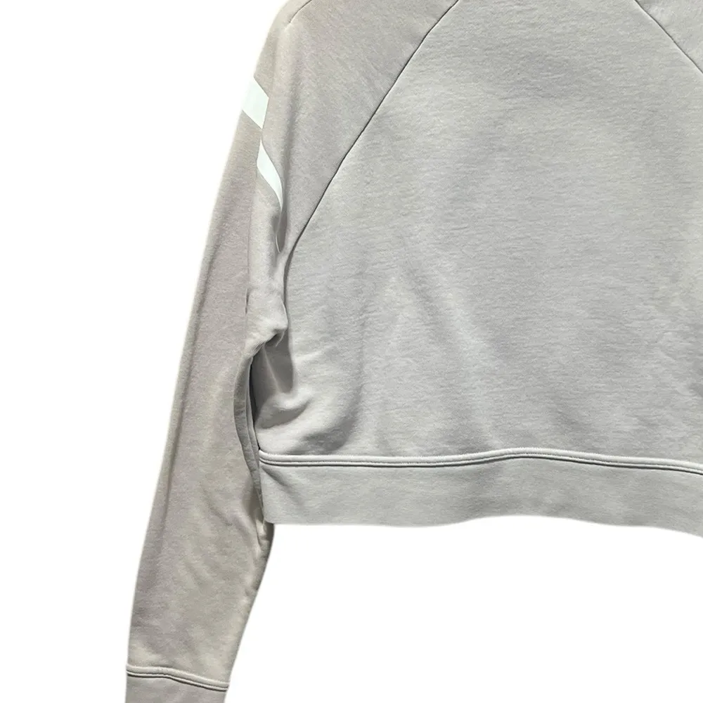 Nike Dri-FIT Versa Cropped Sweatshirt In Desert Sand size Medium - Image 11