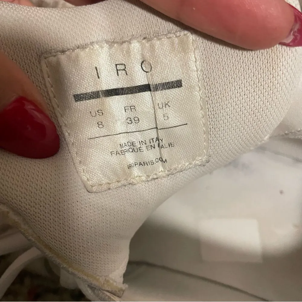 IRO Curverunner Glitter Chunky Leather Sneaker- Size 8 - Image 4