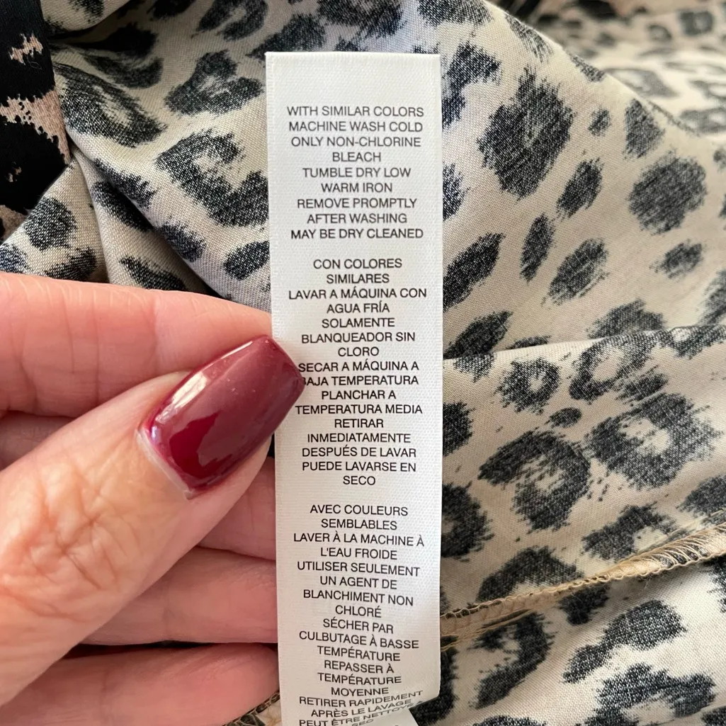 NWT Chico’s Animal Print Cheetah Leopard Locklyn Long Sleeve Blouse S Chico’s 0 - Image 11