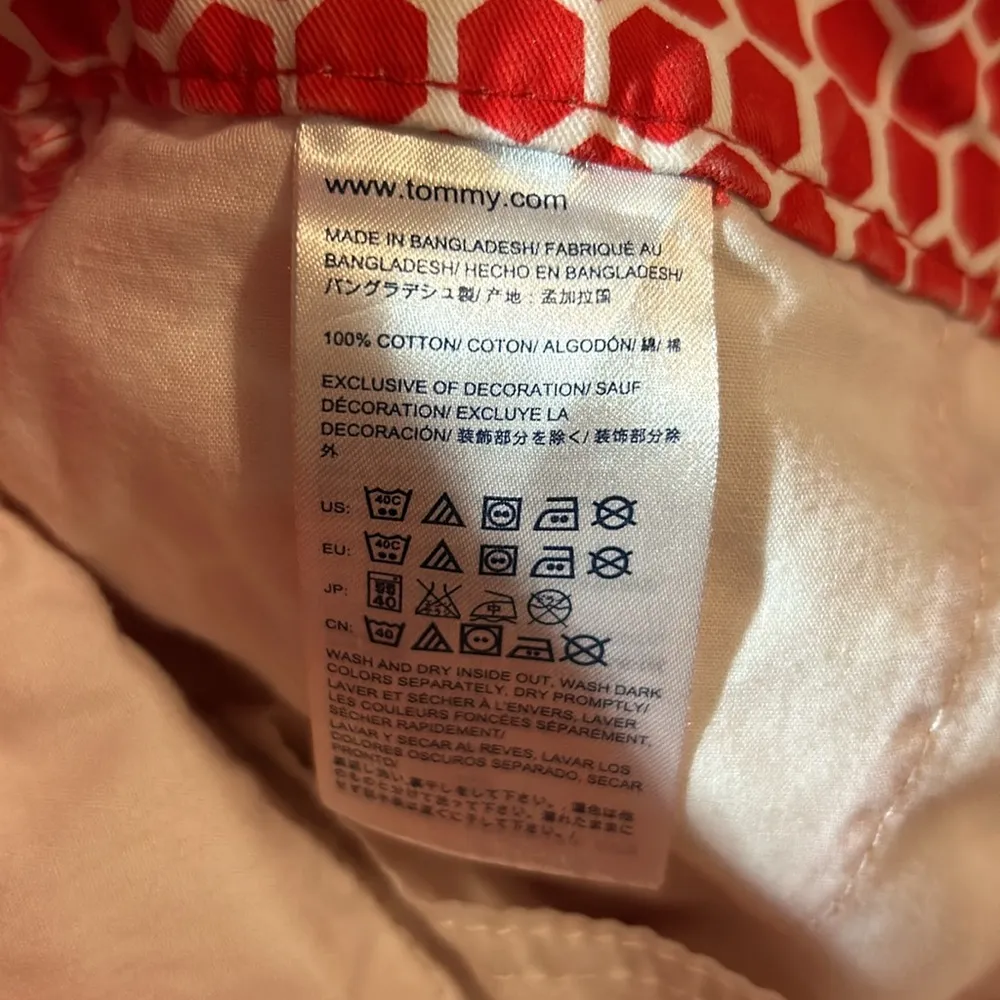 Tommy Hilfiger Women’s Red/White Shirts Size 12 -EUC - Image 5