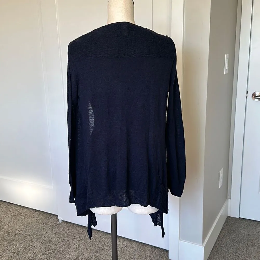 Dex Woven Cardigan Blue Size XS - Image 4