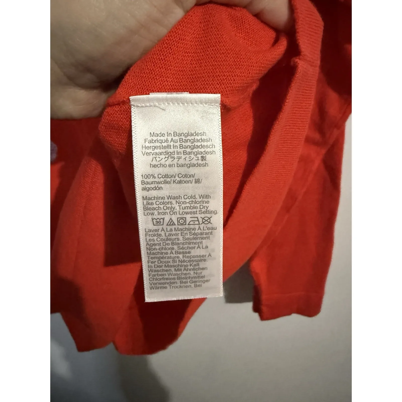 J.Crew Red M 100% Cotton Teddie Sweater Size M - Image 3