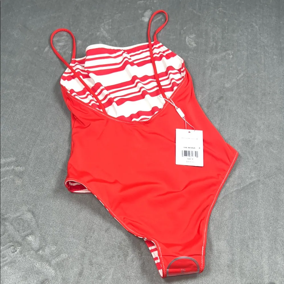 SOLID &DTRIPED The Renna Reversible One-Piece Swimsuit.                   ordrA1 - Image 6