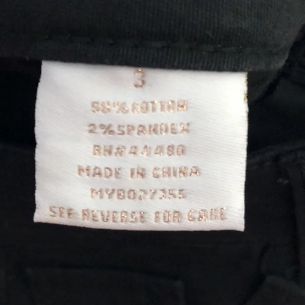 Tinseltown - High Rise Fray Short Black - 3 - Image 3