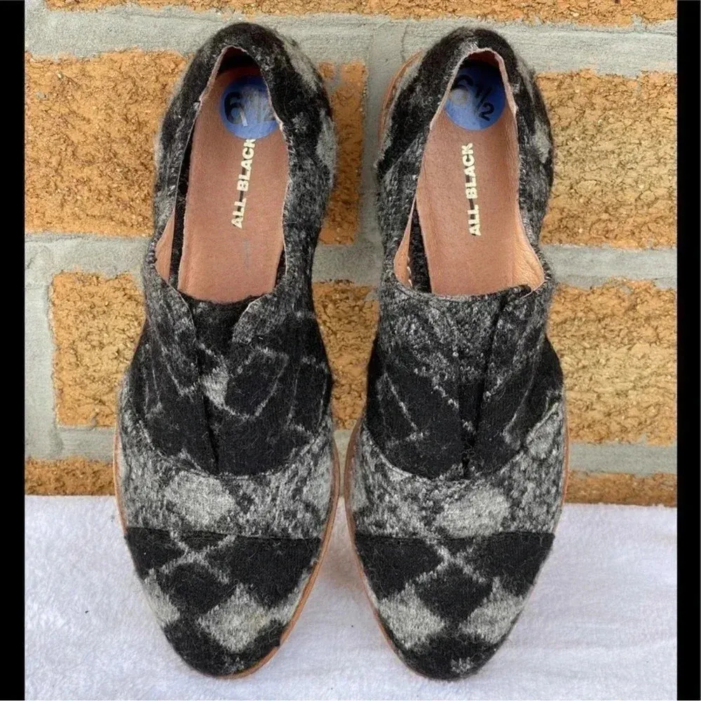 All black the label shoes size 6.5 Gray - Image 2