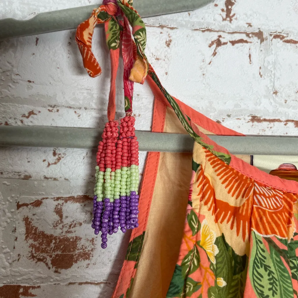 FARM Rio for Anthropologie Coral Floral Minidress - Image 4