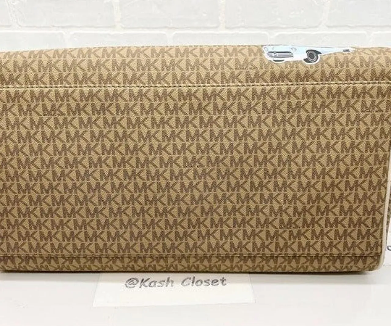 Lt Cream Weekender Travel Bag - Image 7