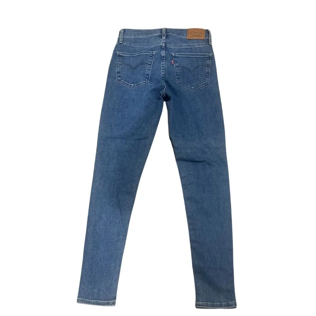 Levi's Women's 720 High Rise Super Skinny Jeans Blue Standard Size 25 - Image 9