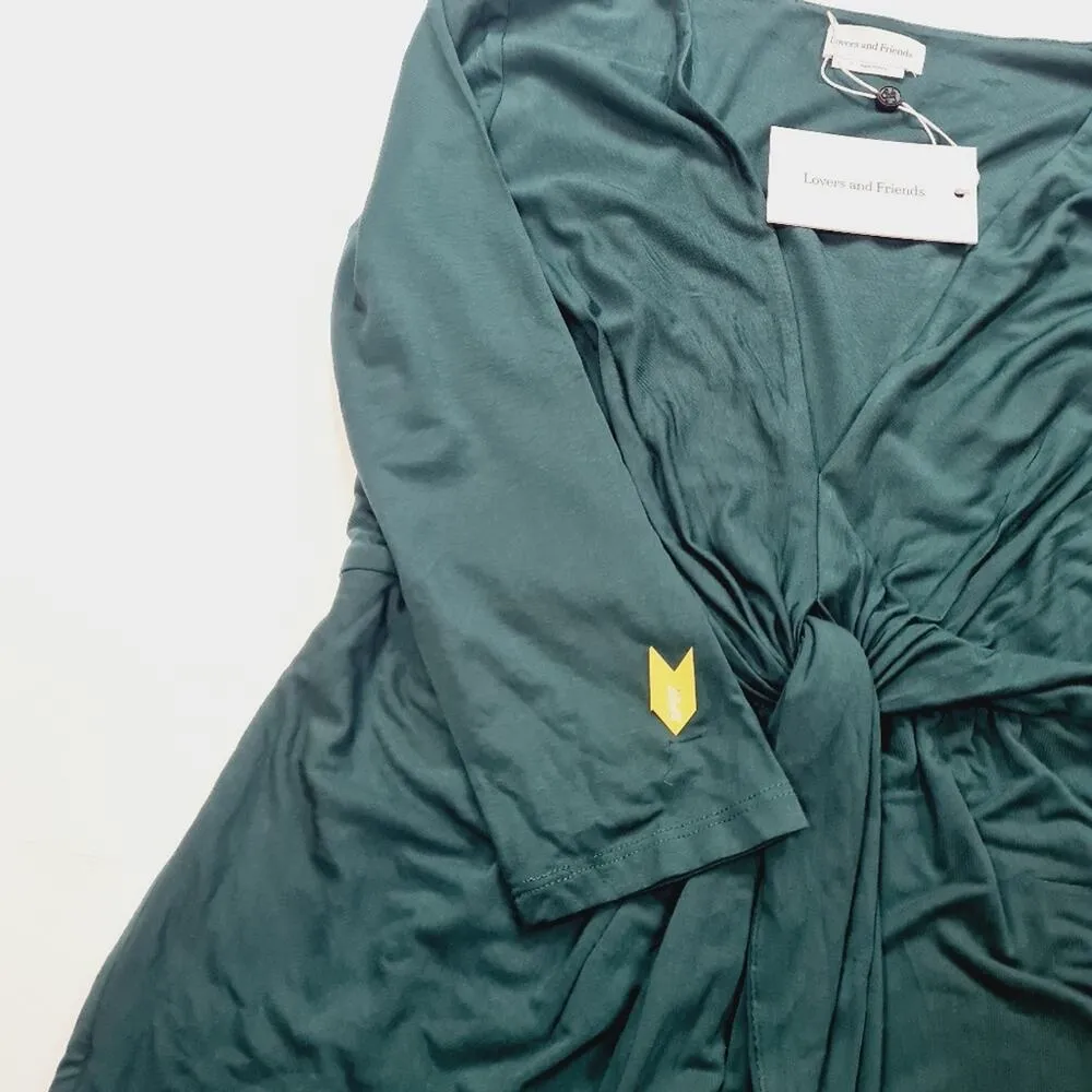 Lovers and Friends Sundance Maxi Dress in Everglade Green Small - Image 16