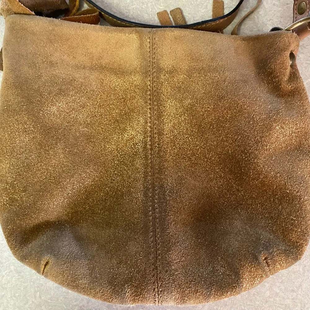 Tano Metallic Leather Coastal Cowgirl Western Preppy Small Crossbody - Image 3