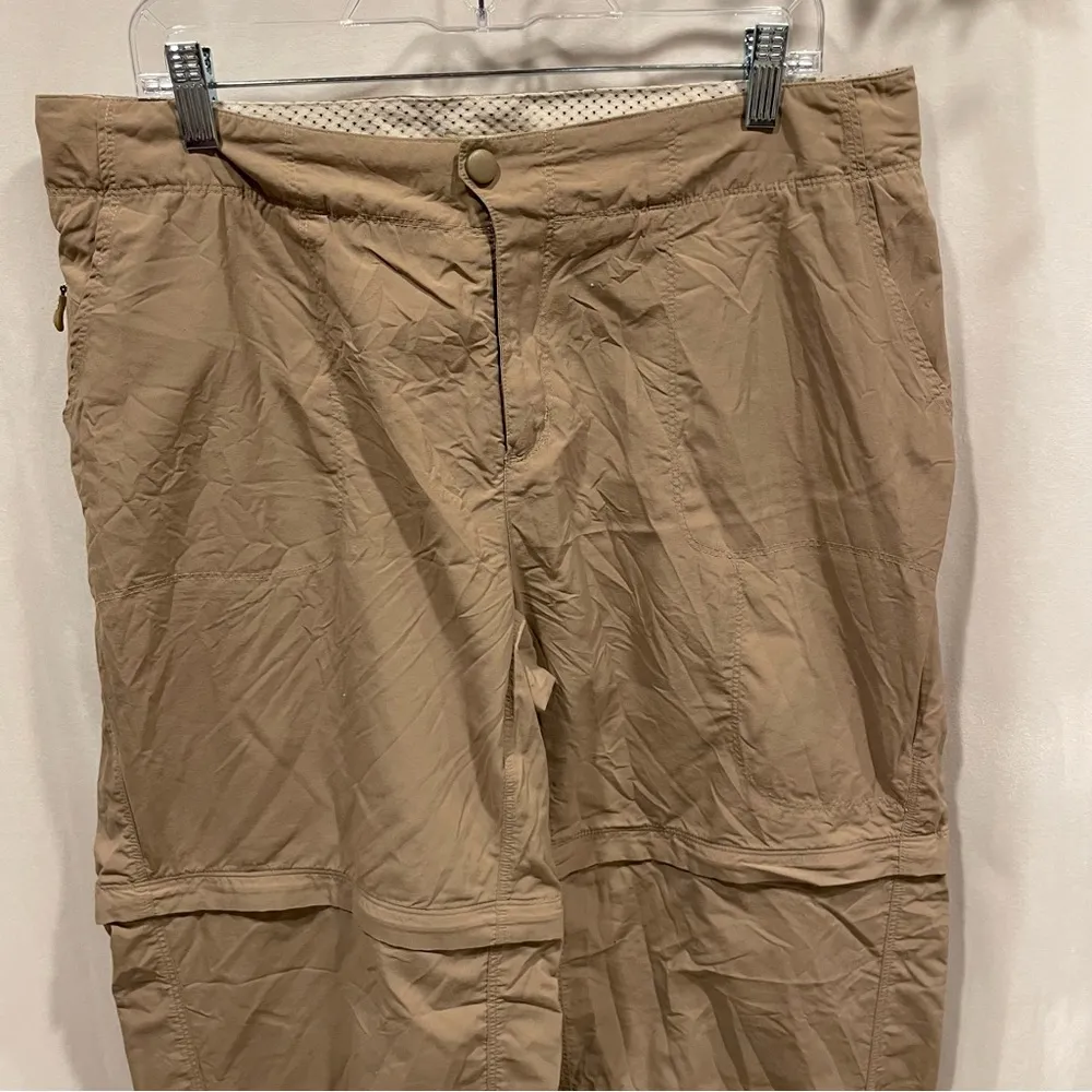 Vintage LL Bean convertible zipper shorts/pants tan khaki hiking lightweight - Image 4