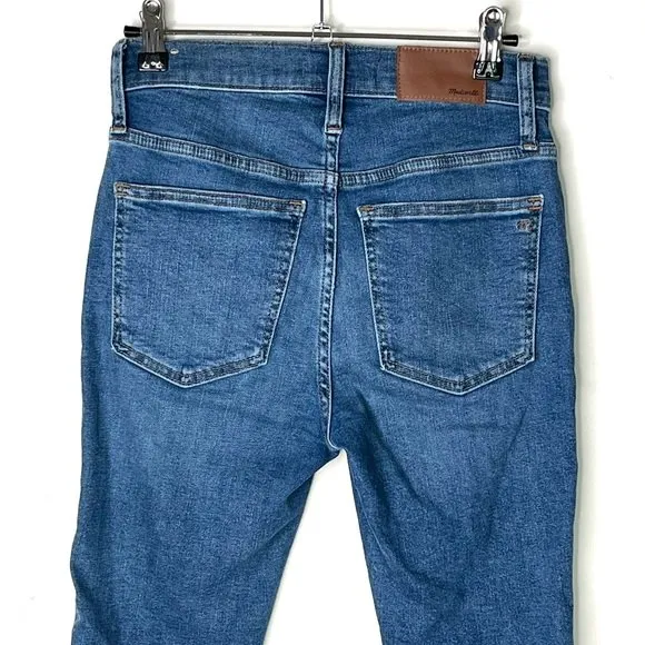 Madewell Petite 10" High-Rise Skinny Jeans Mackey Wash Women's Size 25P - Image 7