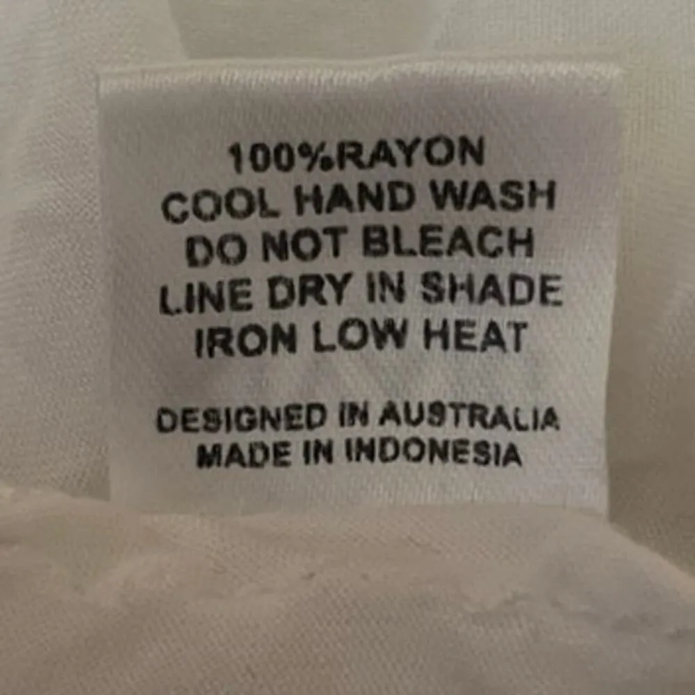 Kivari White HIgh Waisted Tasseled Lace Ruffle A Line Mini Skirt Size XXS - Image 5