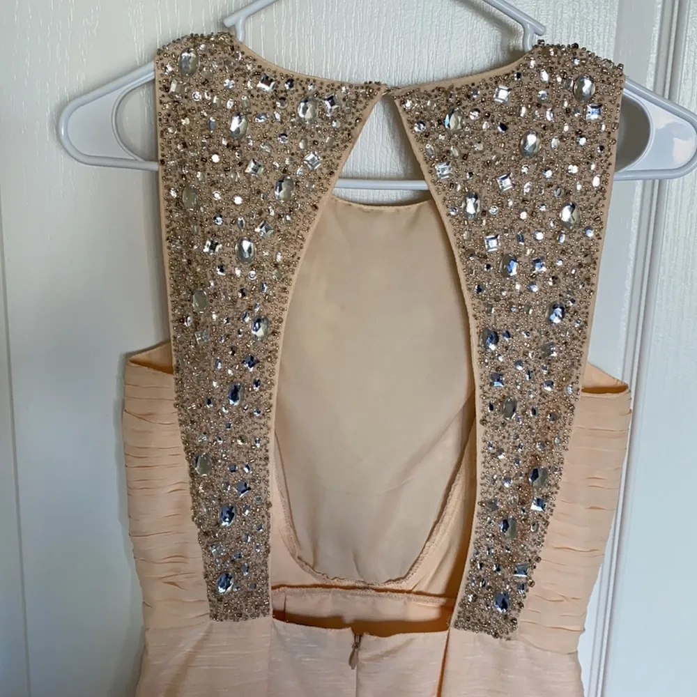 ASOS rhinestone embellished dress with open back - Image 3