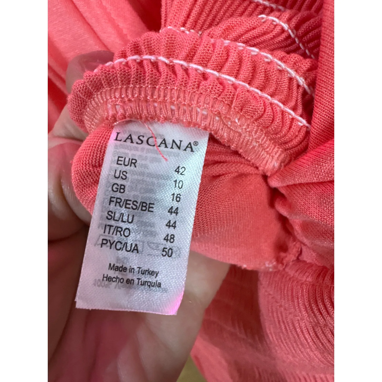 Lascana Women's Size 10 Pink Tie shoulder One Piece Jumpsuit - Image 4