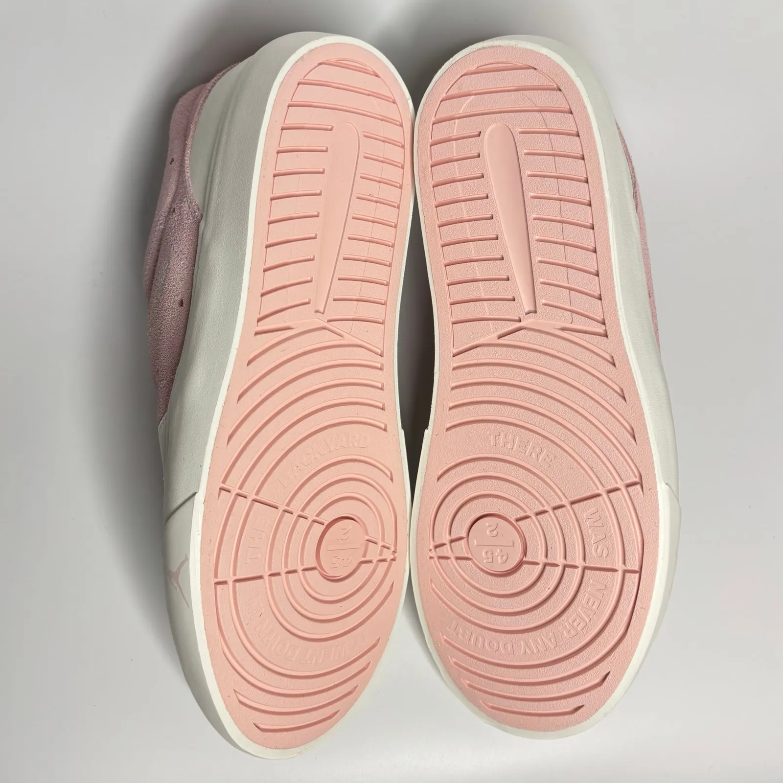 Nike Jordan Series Women's ES Sneakers in Atmosphere/Black/University Red/Sail - Image 8