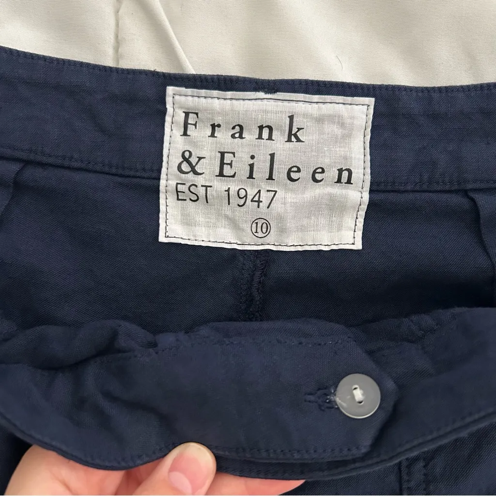 Frank & Eileen Jameson Utility Jogger Italian Performance Linen blue 10 - Image 10