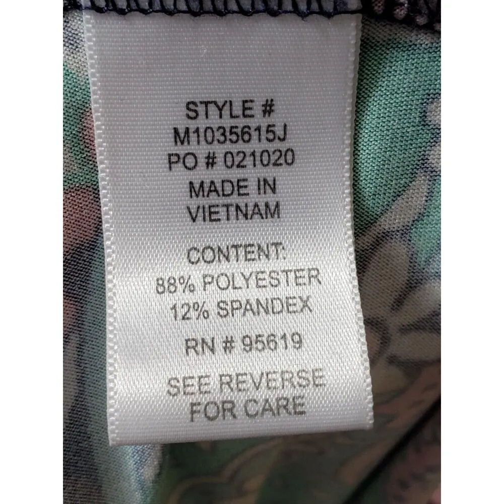 John Paul Richard Womens Multi Floral Backless Wide Strap Long Maxi Dress Size S - Image 6