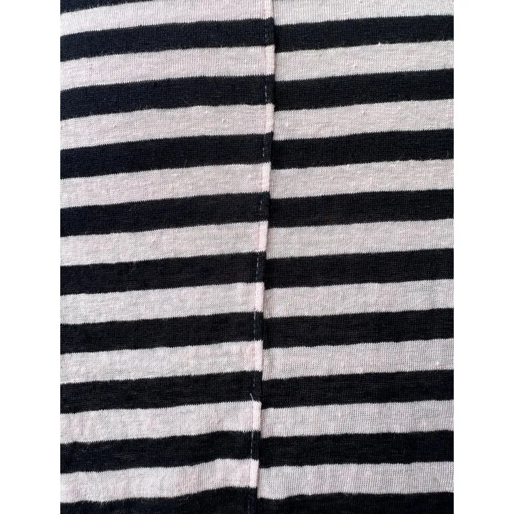 Army Light Pink Multi Striped Linen Lightweight Tank Top Medium - Image 6