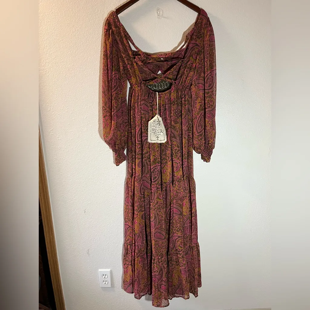 NWT! Free People Folklore Handmade Maxi Dress - Image 6
