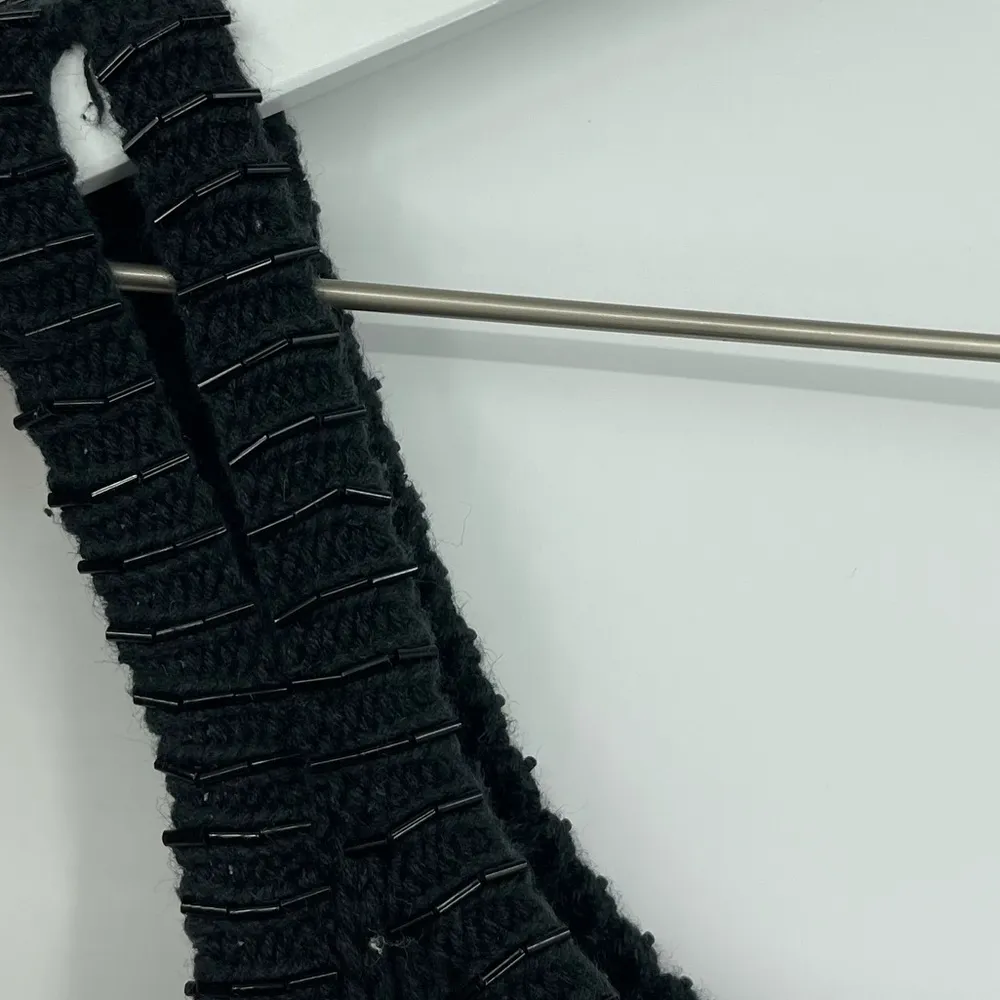 Vintage Blue Y2K Black Grunge Beaded Tank Top SZ M Size M - Image 4